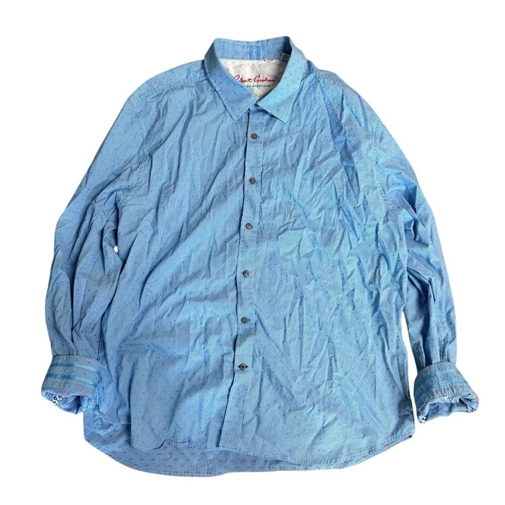 Robert Graham Mens Long Sleeve Button Down Size 4XL - Picture 3 of 7